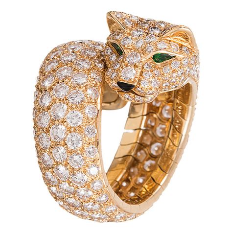 cartier ring panther price|cartier panther rings for women.